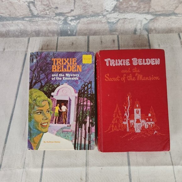 Trixie Beldon Novels Set of 2 Mystery of the Emeralds The Secret of  the Mansion - Picture 1 of 10